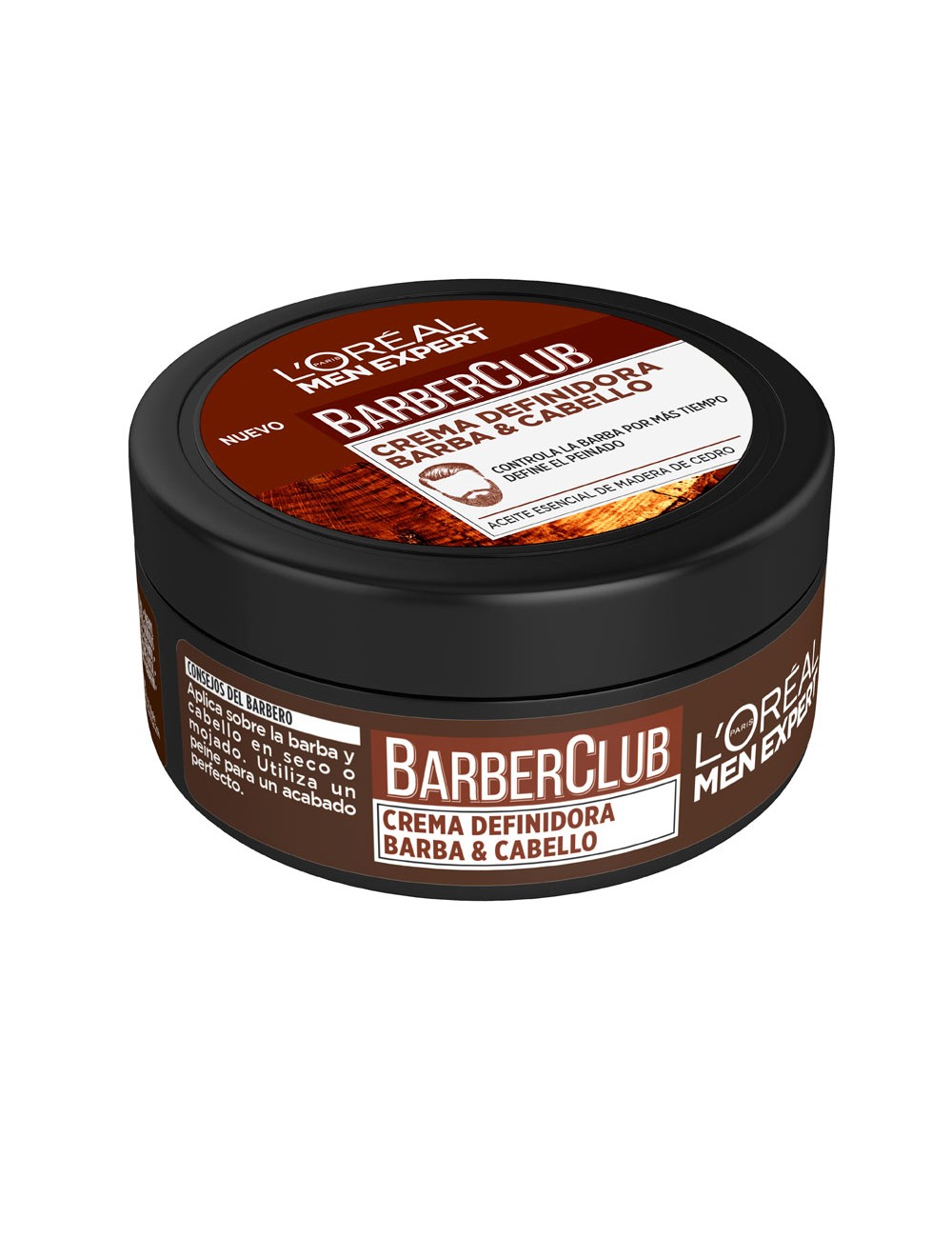 MEN EXPERT BARBER CLUB Crème coiffante cheveux et barbe 75 ml