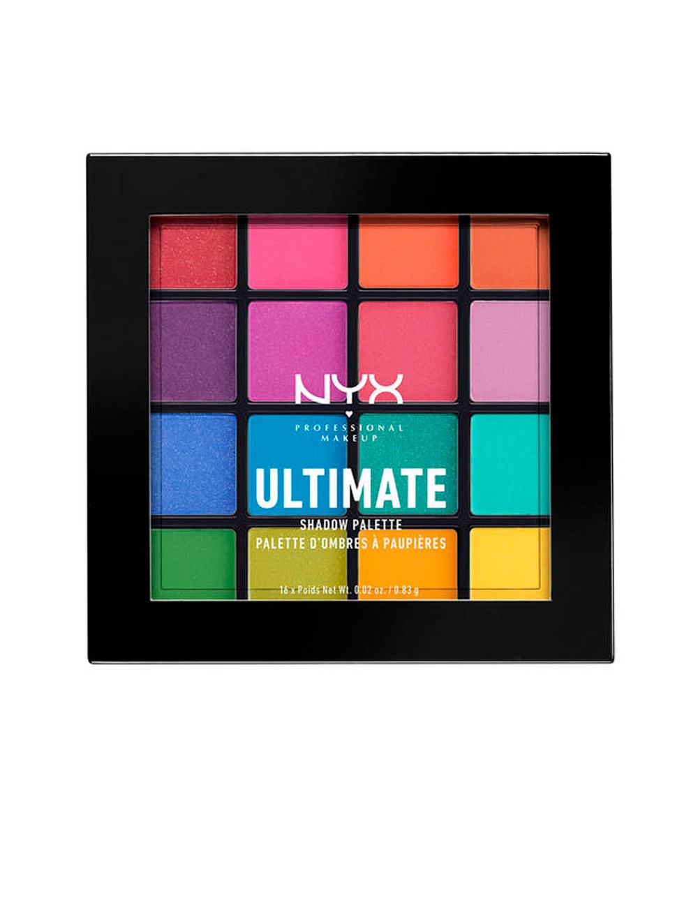ULTIMATE shadow palette brights 16x0,83 gr NE118935