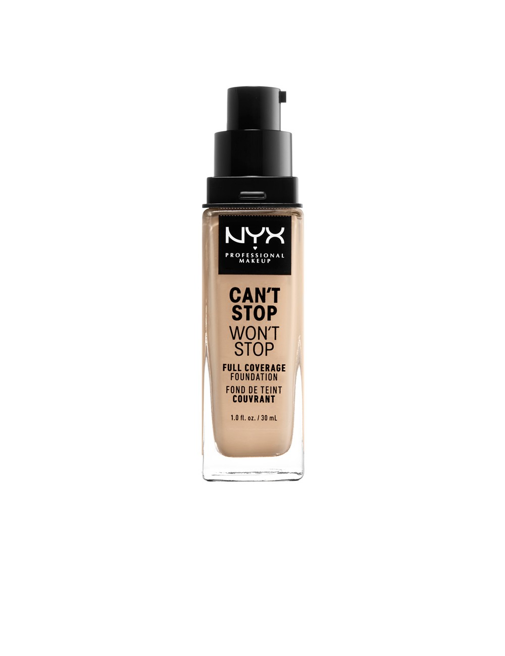 CAN'T STOP WON'T STOP full coverage foundation warm vanilla