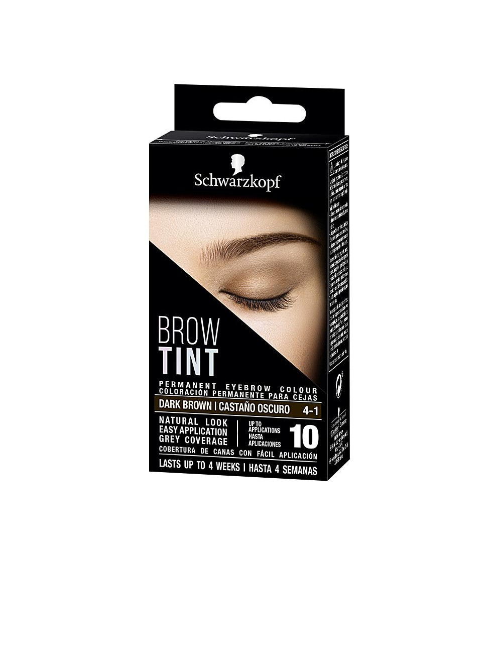 BROW TINT tinte cejas 4-1-castaño oscuro