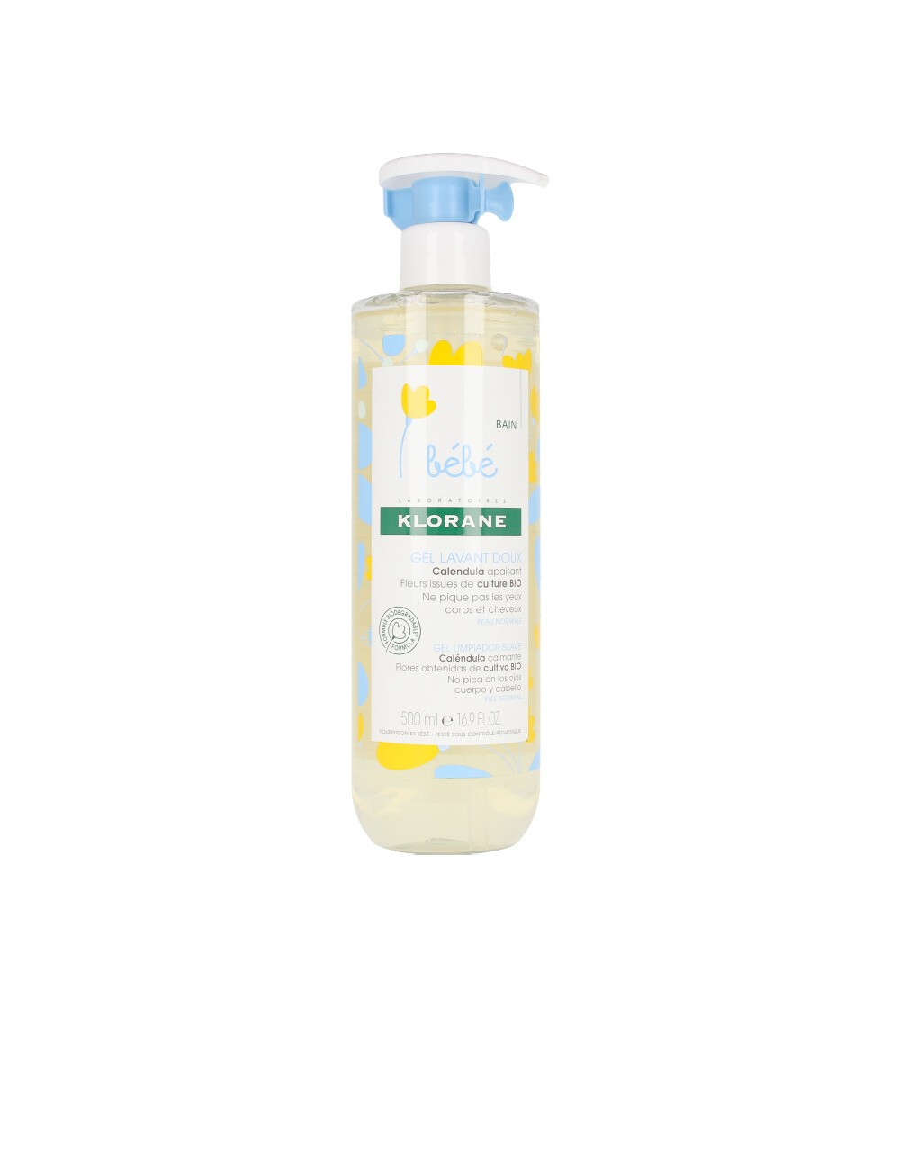 BEBÉ GENTLE CLEANSING gel soothing calendula 500 ml
