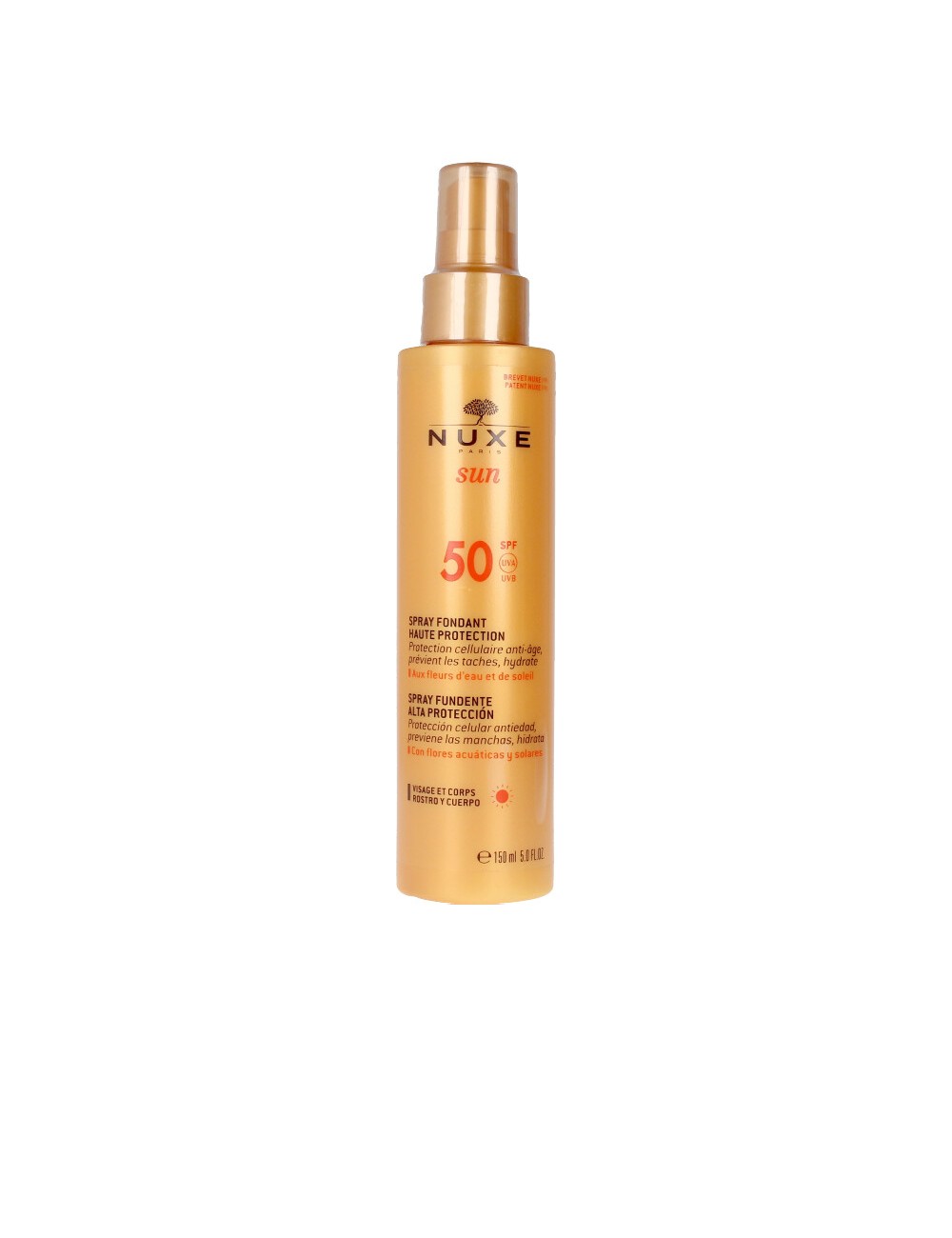 NUXE SUN spray fondant haute protection SPF50 150 ml