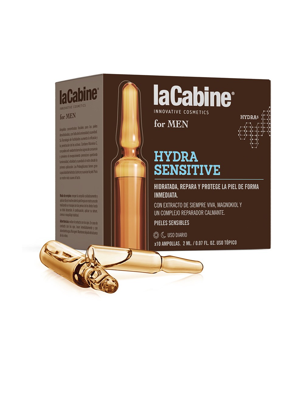 LA CABINE FOR MEN Ampoules Hydra Sensitive 10 x 2 ml
