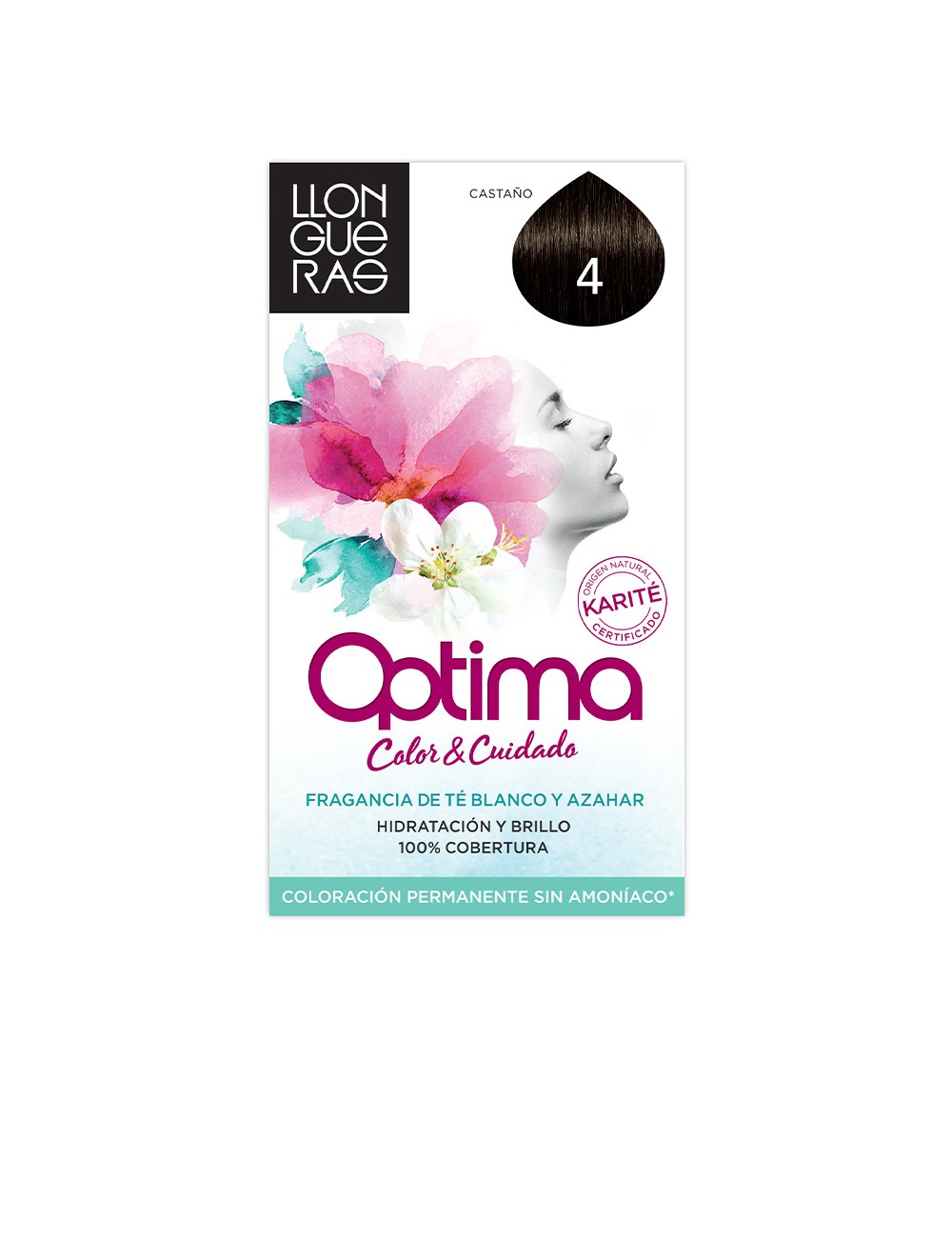 OPTIMA hair colour 4-castaño