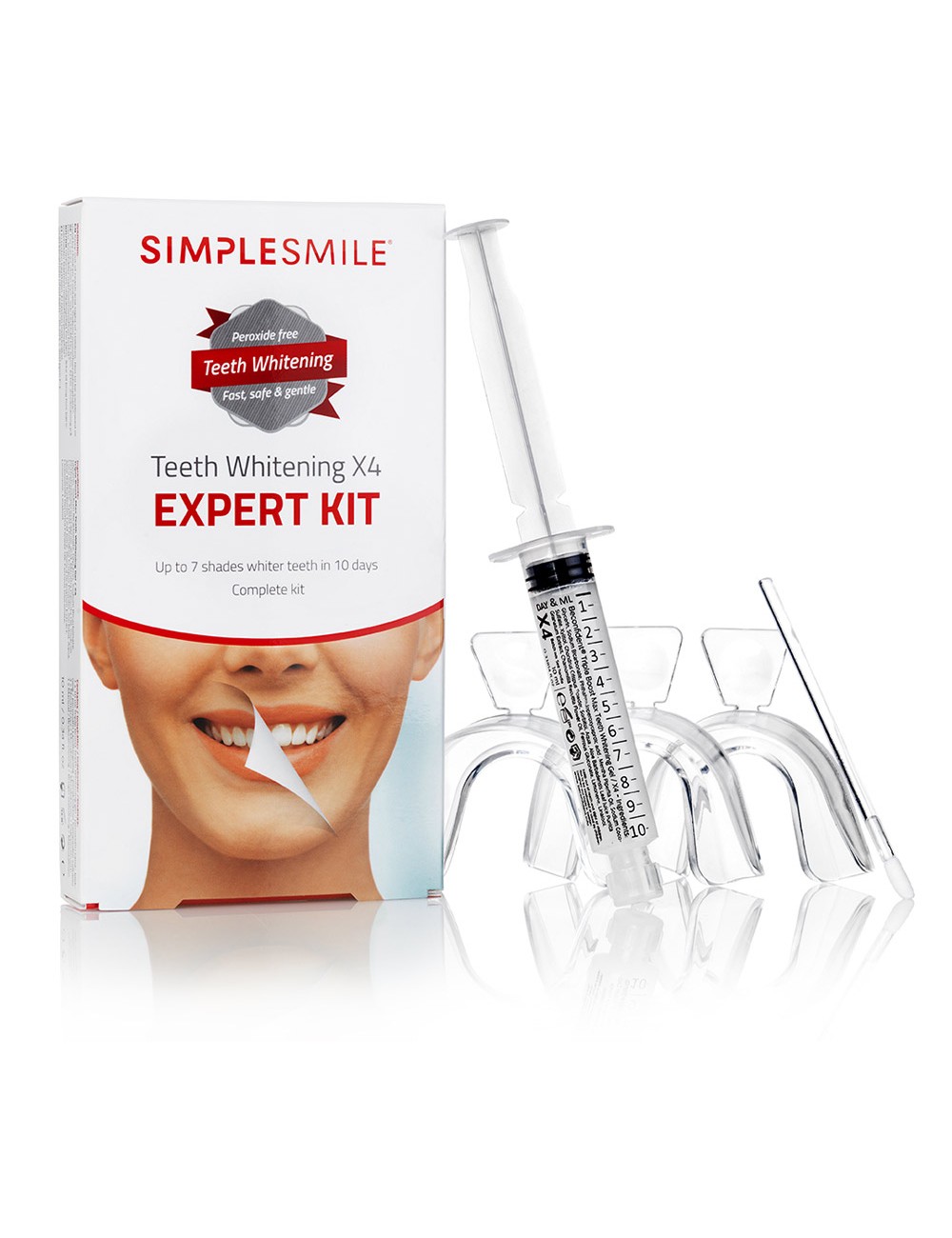 SIMPLESMILE® teeth whitening X4 expert kit