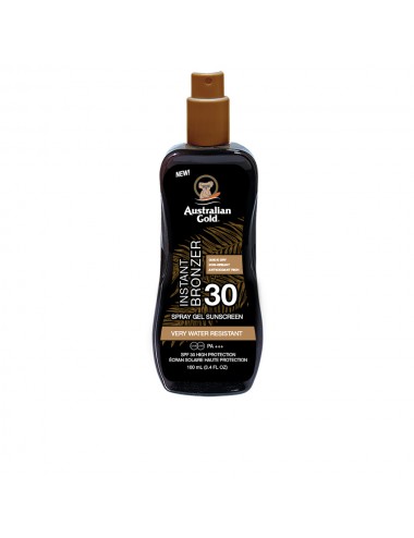 SUNSCREEN SPF30 spray gel with instant bronzer