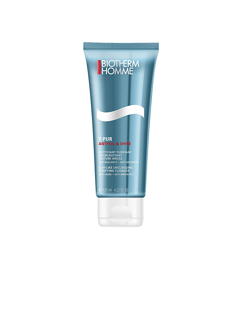 HOMME T-PUR anti-oil & shine purifiying cleanser 125 ml