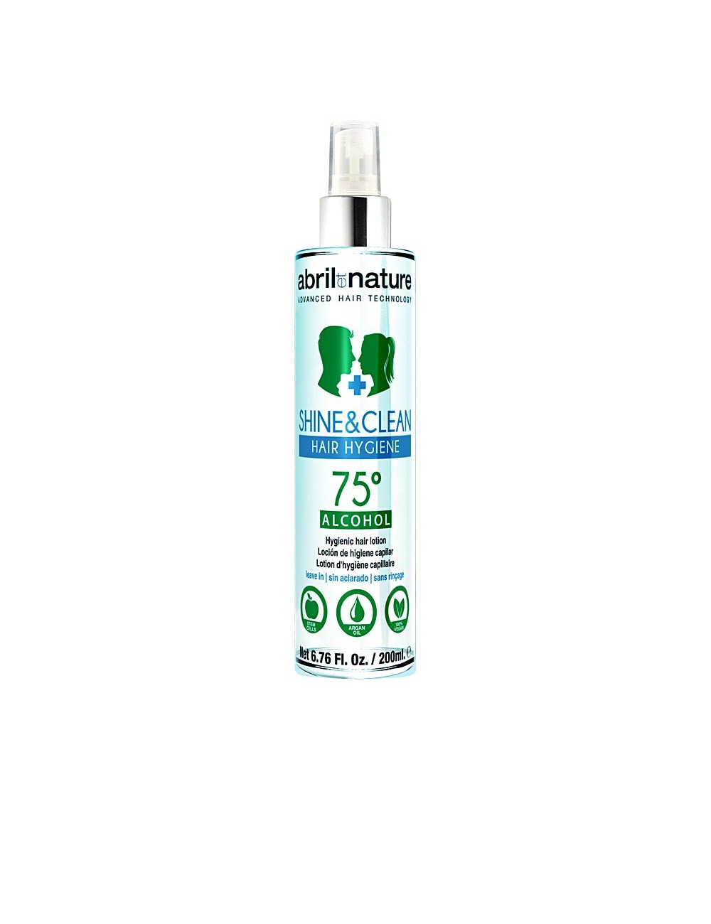 SHINE&CLEAN hair hygiene 75º alcohol 200 ml