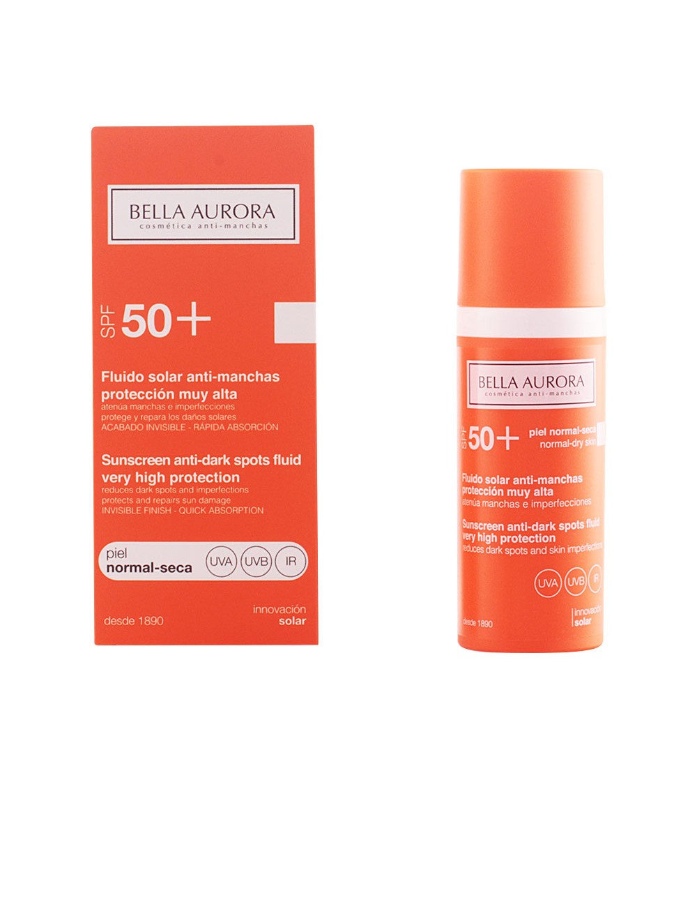 BELLA AURORA SOLAR anti-manchas piel secas SPF50+ 50 ml