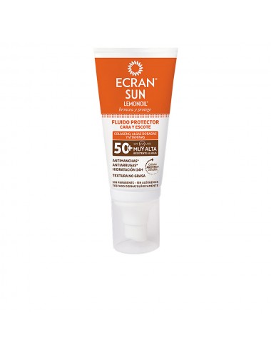 Fluide solaire visage et décolleté SUN LEMONOIL SPF50+ 50 ml