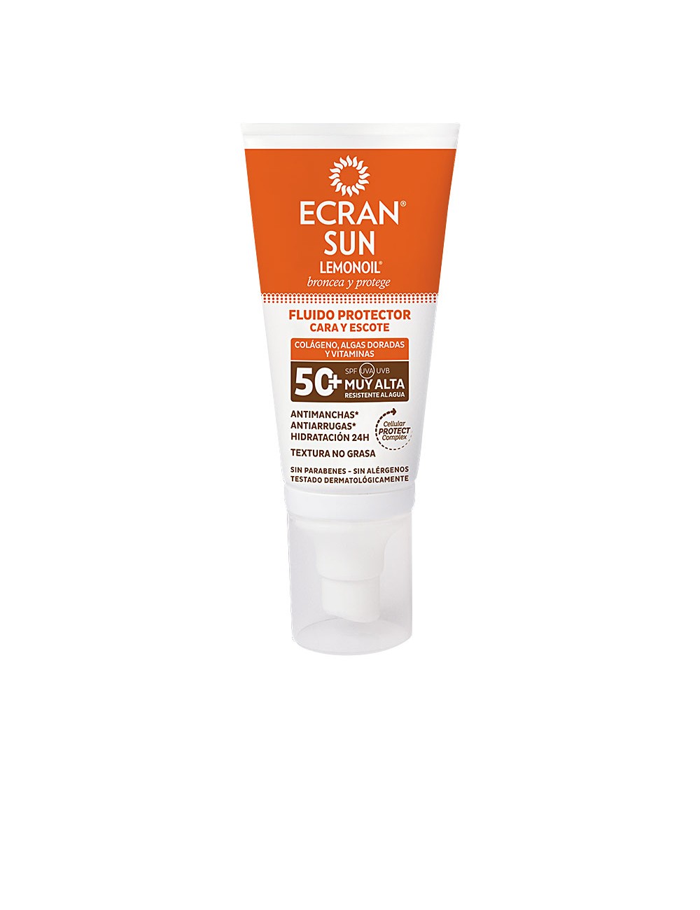 Fluide solaire visage et décolleté SUN LEMONOIL SPF50+ 50 ml
