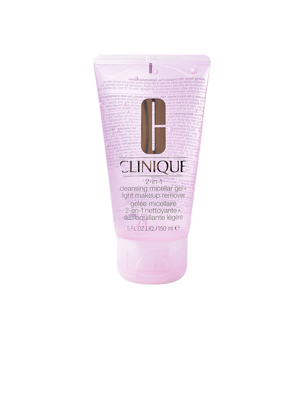 2-IN-1 cleansing micellar gel + light makeup remover 150 ml