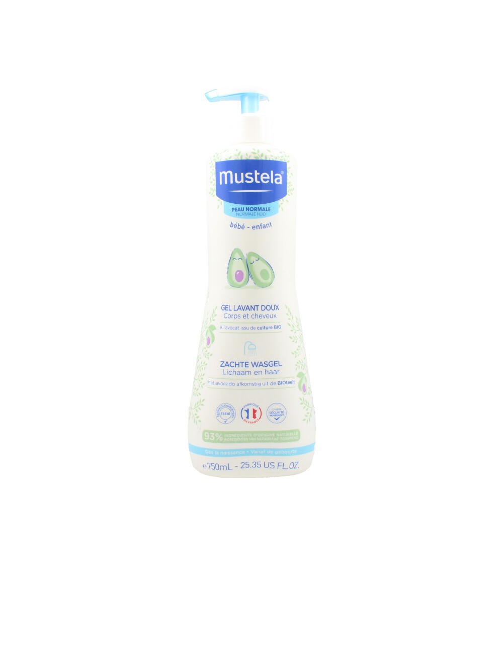 BÉBÉ gentle cleansing gel hair and body 750 ml NE152165
