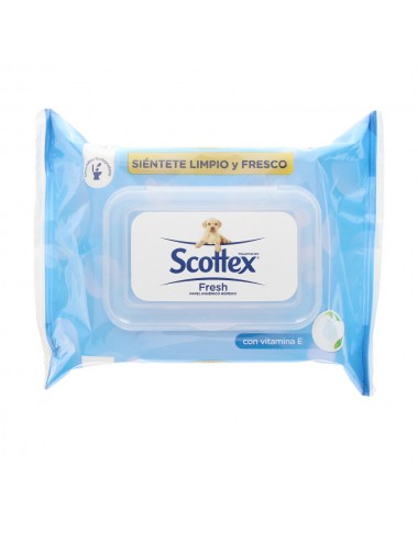 SCOTTEX papel higiénico húmedo original 74 uds