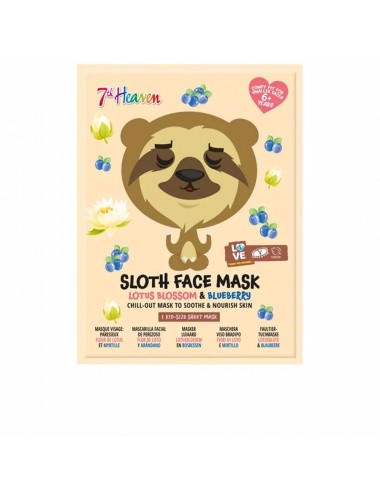 ANIMAL SLOTH face mask 1 u