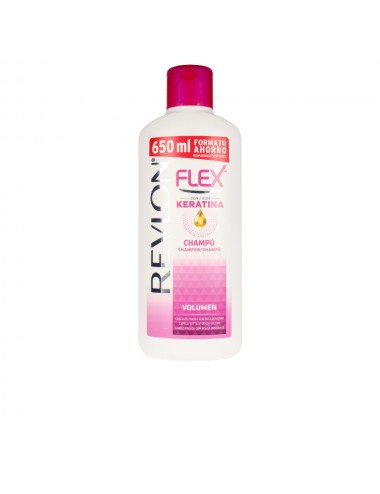 FLEX KERATIN Shampoing volume cheveux fins 650 ml