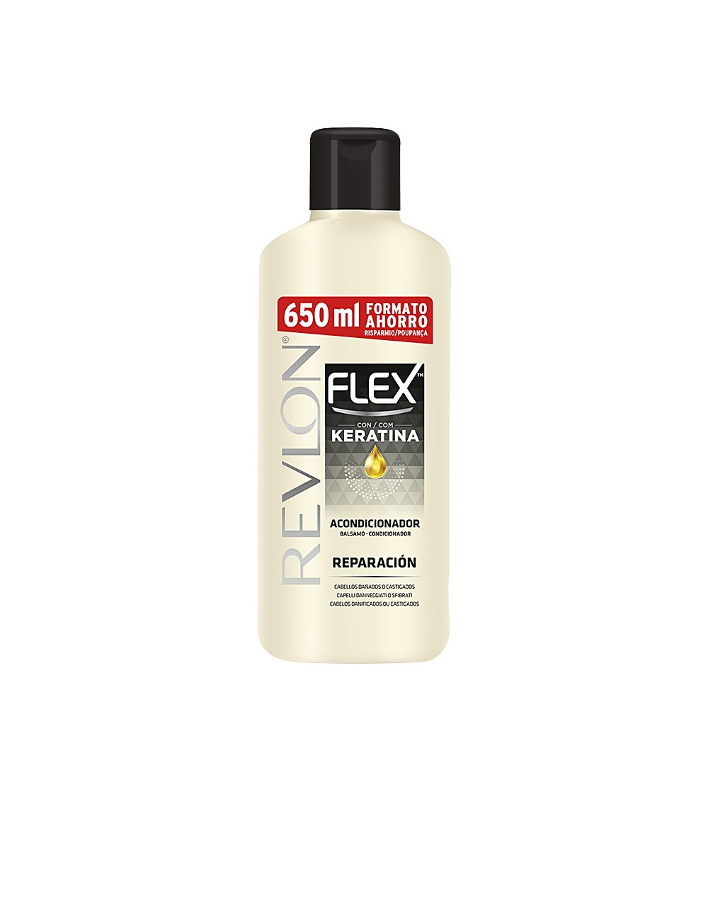 FLEX KERATIN après-shampoing cheveux abîmés 650 ml NE86963
