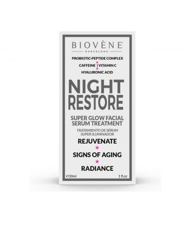 NIGHT RESTORE super glow sérum visage treatment 30 ml