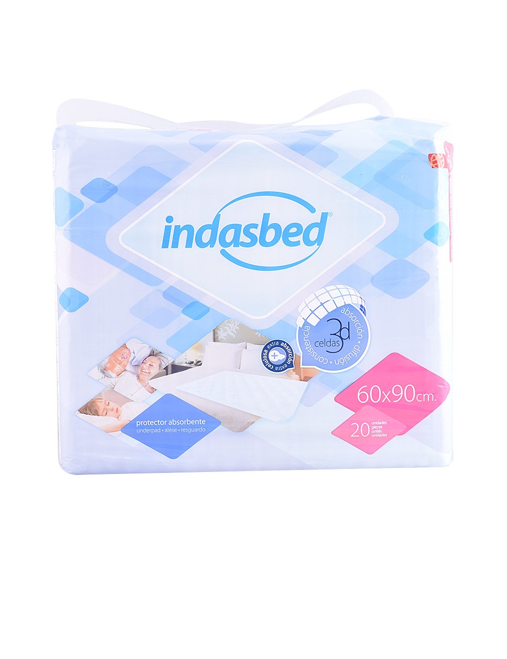 INDASBED protector absorbente 60x90 cm 20 uds NE100405