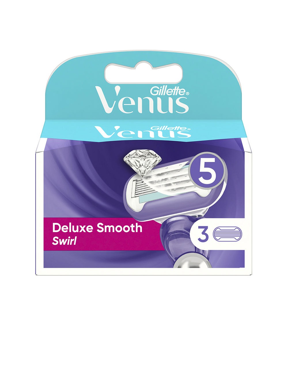 Chargeur VENUS SMOOTH SWIRL 3 recharges