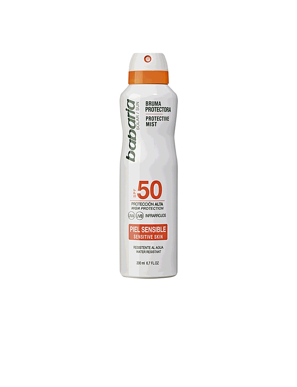 Brume solaire protectrice peau sensible SPF50 200 ml