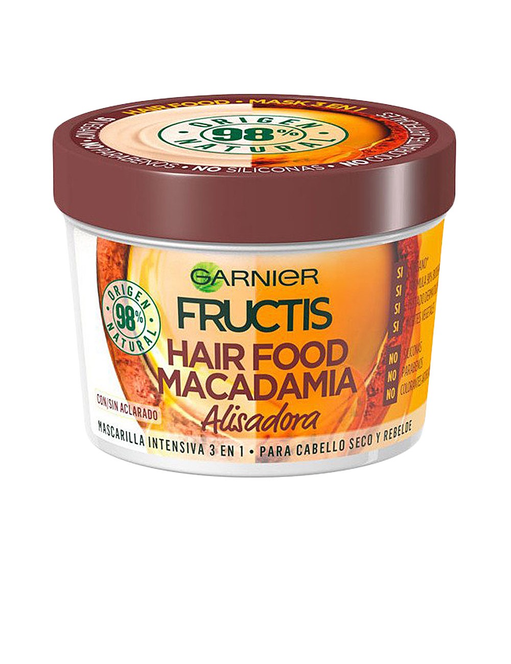 FRUCTIS HAIR FOOD macadamia masque alisadora 390 ml NE100385
