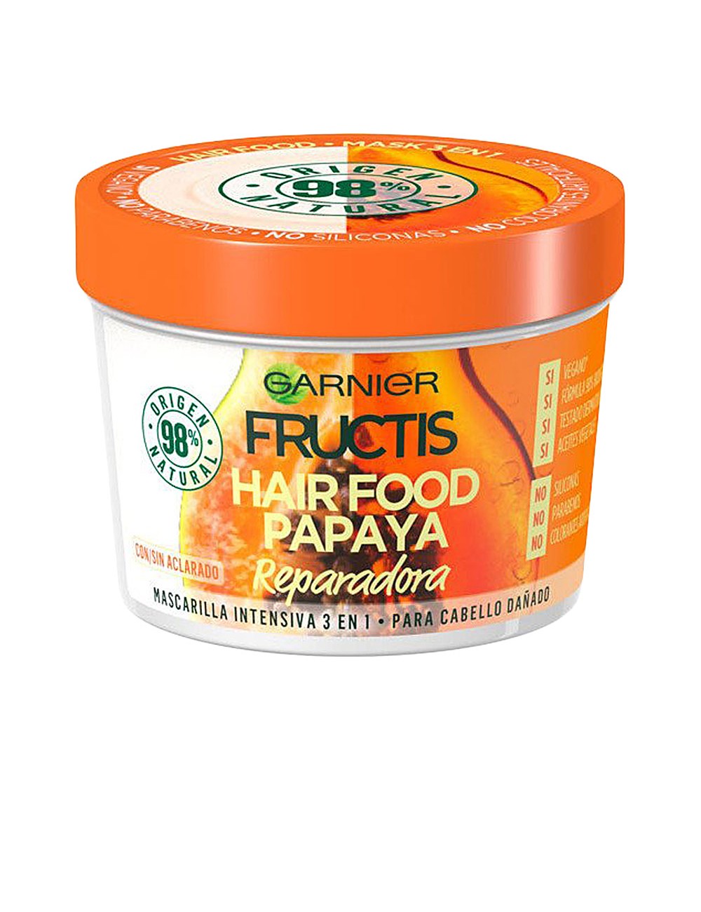 FRUCTIS HAIR FOOD Masque 3-en-1 à la papaye 390 ml NE100387