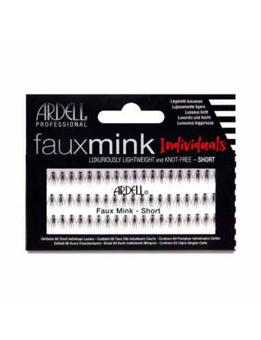 FAUX MINK pestañas individuales negras 1 u