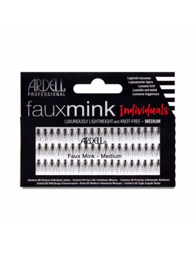 FAUX MINK pestañas individuales negras 1 u