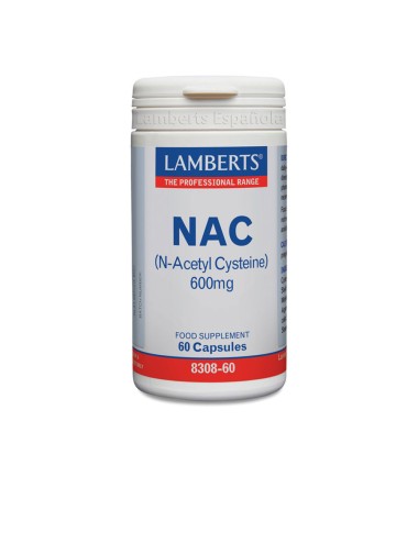 Nac N-acétyl Cystéine 600 mg 60 Gélules