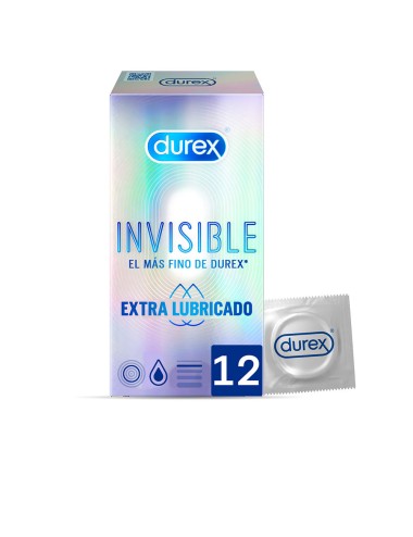Préservatifs extra lubrifiés INVISIBLES 12 u