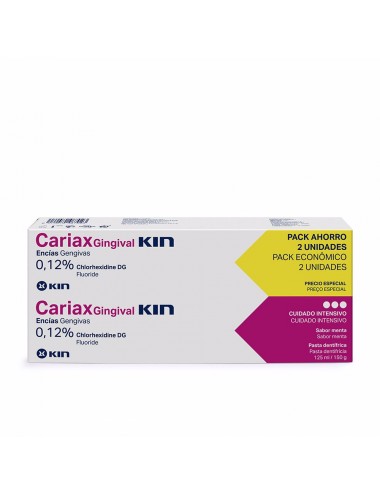 CARIAX GINGIVAL PASTA DENTÍFRICA coffret 2 pièces